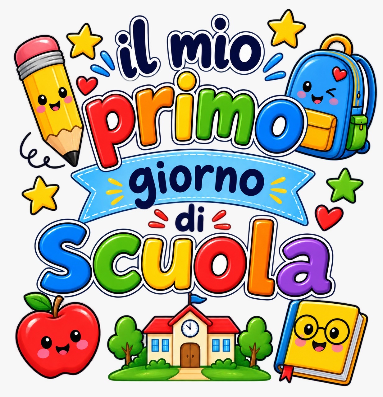 Grafica standard Primo Giorno di Scuola